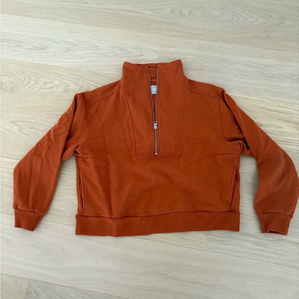 Everlane Copper Half-Zip Pullover